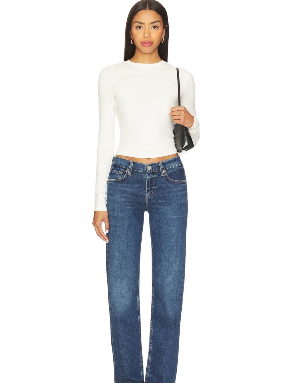 Agolde low rise straight leg jeans
